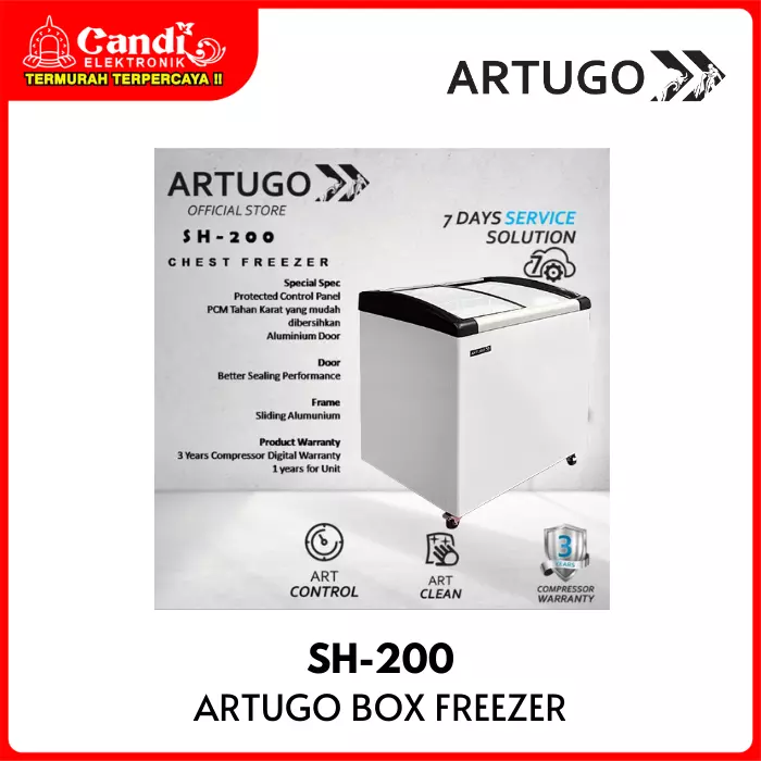 BOX FREEZER SLIDING DOOR ARTUGO